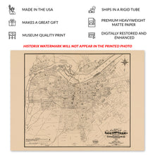Cargar imagen en el visor de la galería, Digitally Restored and Enhanced 1873 Louisville Kentucky New Albany Ohio and Jefferson Indiana Map - Louisville New Albany &amp; Jeffersonville Old Map Print
