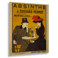 Load image into Gallery viewer, Digitally Restored and Enhanced 1900 Absinthe Pernot French Cafe Advertising Poster - Art Nouveau Era - Belle Epoque Art - Archival Reproduction
