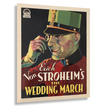 Load image into Gallery viewer, Digitally Restored and Enhanced 1928 The Wedding March Silent Film Movie Poster - Erich von Stroheim Cinema - Art Deco Entertainment - Gallery-Quality Print
