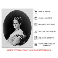 Cargar imagen en el visor de la galería, Digitally Restored and Enhanced 1953 Emily Roebling Photo Print - Vintage Photo of The Brooklyn Bridge Engineer Emily Warren Roebling Poster Wall Art
