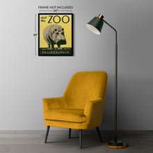 Load image into Gallery viewer, Digitally Restored and Enhanced1936 Philadelphia Zoo Poster - WPA Federal Art Project - Depression Era Graphic Design - Archival Print
