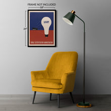 Load image into Gallery viewer, Digitally Restored and Enhanced 1937 Rural Electrification Administration Light Poster - New Deal WPA Federal Art Project - Art Deco - Archival Reproduction
