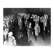 Cargar imagen en el visor de la galería, Digitally Restored and Enhanced 1931 Labor Union Anti Prohibition Print Photo - Vintage Labor Union Poster - Old We Want Beer Anti Prohibition Wall Art

