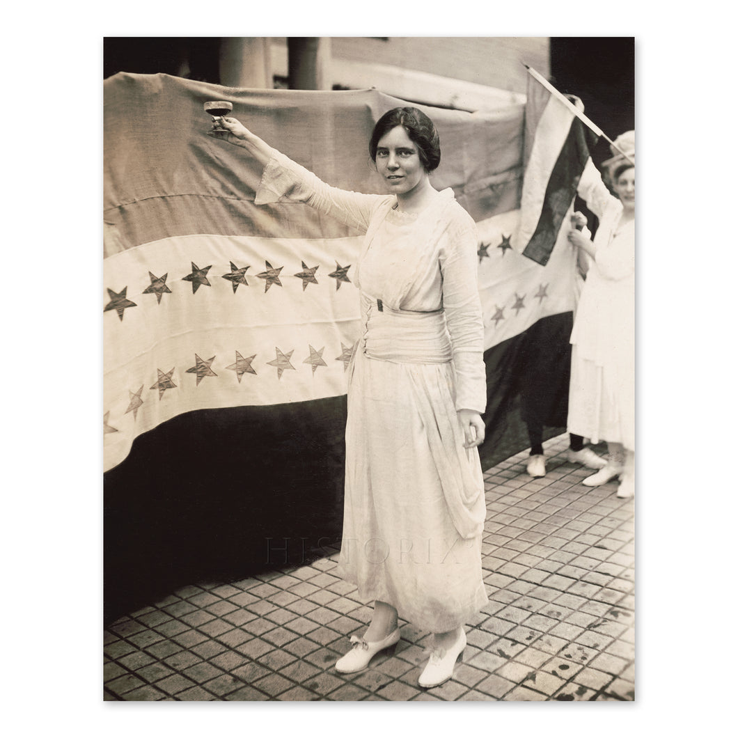 Digitally Restored and Enhaanced 1920 Alice Paul Portrait Photo - Old Alice Paul Poster Print - Historic Women's Rights Activist Alice Paul Wall Art Photo