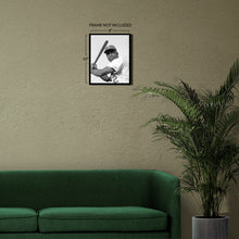 Load image into Gallery viewer, Digitally Restored and Enhanced 1954 Jackie Robinson Baseball Player Photo Print - Old MLB Brooklyn Dodgers Player Jackie Robinson Print Photo Wall Art
