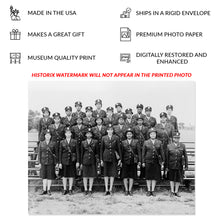 Load image into Gallery viewer, Digitally Restored and Enhanced 1944 First Black American Nurses in England Portrait Photo - Military Service Women Nurses in England Poster Print
