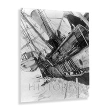 Load image into Gallery viewer, Digitally Restored and Enhanced 1916 Ernest Shackleton&#39;s Antarctic Endurance Expedition Photo Print - Old Shackleton&#39;s Journey Sailing Ship Poster Photo

