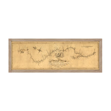 Load image into Gallery viewer, Digitally Restored and Enhanced 1811 Mississippi River Map - Framed Vintage Map of The Mississippi River - Old Wall Map of Mississippi Poster - Restored Mississippi Map Print

