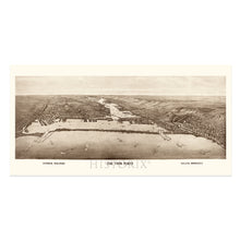 Load image into Gallery viewer, Digitally Restored and Enhanced 1915 The Twin Ports Superior Wisconsin Duluth Minnesota Map - Duluth MN Map History - Old Map of Superior Wisconsin Poster
