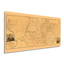 Load image into Gallery viewer, Digitally Restored and Enhanced 1818 Kentucky State Map from Actual Survey - Vintage Map of Kentucky Wall Art - Kentucky Map Poster - Map of KY - Kentucky Wall Decor Print - Home Decor Artwork

