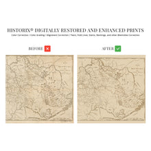 Load image into Gallery viewer, Digitally Restored and Enhanced 1793 Kentucky Map - Vintage Map of Kentucky Poster - Old Kentucky Wall Art - History Map of KY from Actual Surveys

