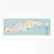 Load image into Gallery viewer, Digitally Restored and Enhanced 1951 Vieques Island Puerto Rico Map - Puerto Rico Vintage Map - Isla de Viques Puerto Rico Map Wall Art - Map of Puerto Rico Poster - Mapa de Puerto Rico Poster
