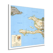 Load image into Gallery viewer, Digitally Restored and Enhanced 1994 Haiti Map Print - Republic of Haiti Wall Art - History Map of Haiti Poster - Old Port-Au-Prince Map of Haiti

