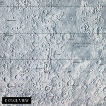 Load image into Gallery viewer, Digitally Restored and Enhanced 1966 Lunar Moon Map Poster - Lunar Map - Moon Poster Vintage Map with Data Table - Print of the Moon Wall Map - Lunar Poster - USAF Lunar Reference Mosaic
