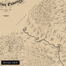 Cargar imagen en el visor de la galería, Digitally Restored and Enhanced 1895 Wharton County Texas Map - Vintage Wharton County Wall Art - Historic El Campo Texas Map Poster - Texas Vintage Map Print - Wharton County Map from General Land Office
