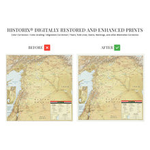 Load image into Gallery viewer, Digitally Restored and Enhanced 2004 Syria Map Poster - Map of Syria Wall Art - Syrian Arab Republic West Asia Map Print - Map of Damascus Syria
