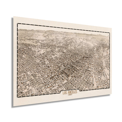 Digitally Restored and Enhanced 1909 Map of Los Angeles California - Vintage Map Wall Art - Los Angeles Decor - Los Angeles Map Art - Los Angeles Wall Map - Old Map Los Angeles