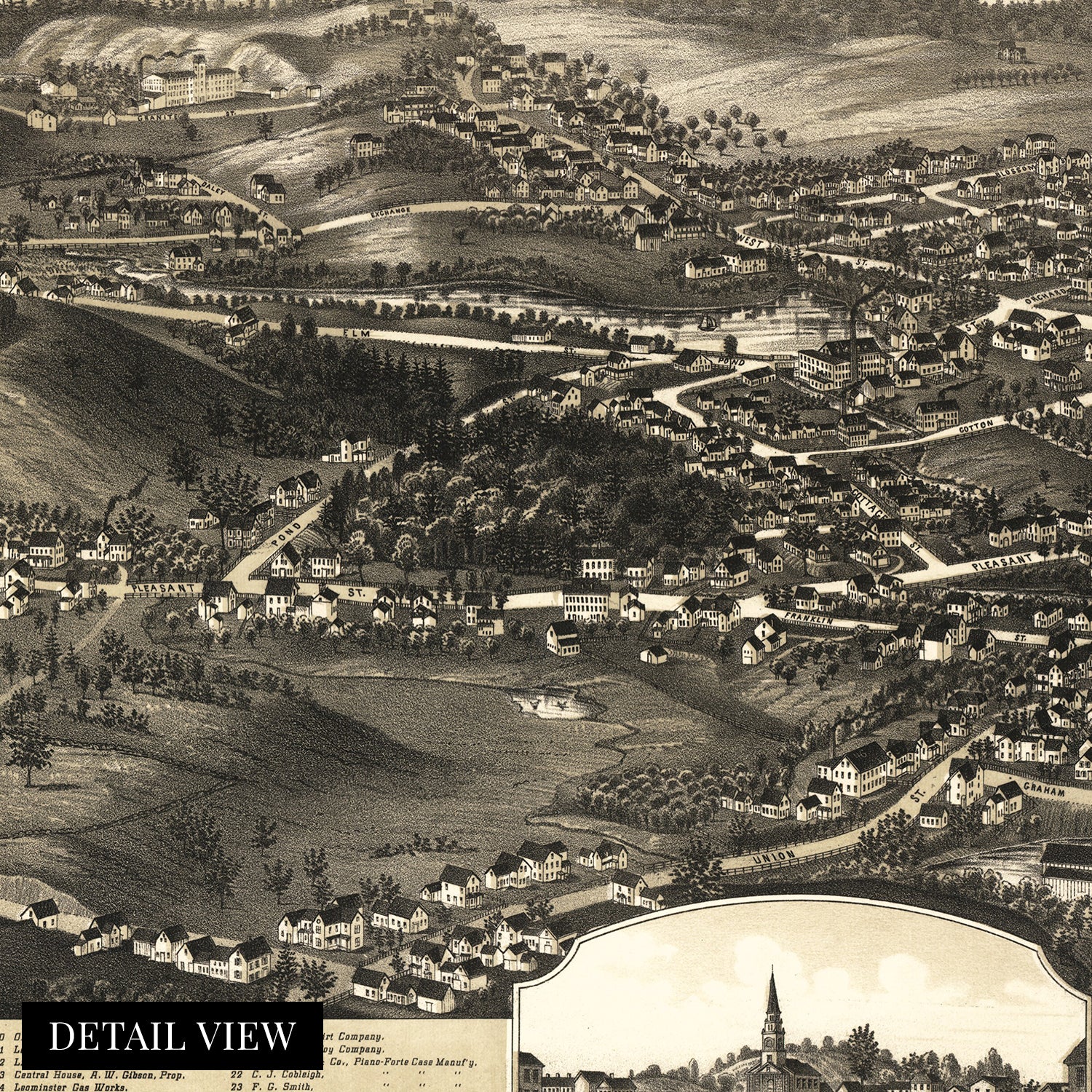 Massachusetts Laminated Wall Map - 60x38 Inch Large Detailed State Map