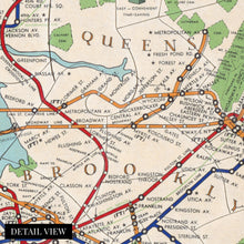 Cargar imagen en el visor de la galería, Digitally Restored and Enhanced 1954 New York City Subway Map Poster - Vintage Map Wall Art - New York Subway Map Art - NYC Subway Poster - NYC Subway Map Art - New York City Map Poster
