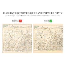 Load image into Gallery viewer, Digitally Restored and Enhanced 1792 Pennsylvania State Map - Pennsylvania Vintage Map Wall Art - Pennsylvania Wall Map - Map of Pennsylvania State - Vintage Pennsylvania Map - PA Wall Art

