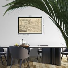 Load image into Gallery viewer, Digitally Restored and Enhanced 1715 Map of West Indies Islands of America - Vintage Map Wall Art - Shows what belongs to Spain, England, France and Holland - Old West Indies Art - Carribean Art
