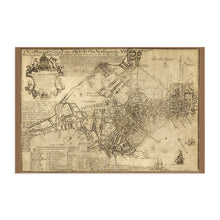 Load image into Gallery viewer, Digitally Restored and Enhanced 1769 Map of Boston Massachusetts - Vintage Map Wall Art - Vintage Boston Map Art Showing Buildings and Streets in 1769 - Boston Map Wall Art - Boston Map Poster
