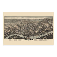 Load image into Gallery viewer, Digitally Restored and Enhanced 1874 Wilmington Delaware Map - Map of Wilmington Wall Art - Old Wilmington Delaware Poster - History Map of Wilmington DE
