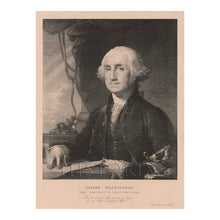 Load image into Gallery viewer, Digitally Restored and Enhanced 1828 George Washington Portrait Photo Print - Restored United States President George Washington Wall Art Poster
