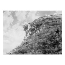 Load image into Gallery viewer, Digitally Restored and Enhanced 1900 Unframed Old Man of the Mountain Rock Formation Print Photo - Restored The Great Stone Face Photo Wall Art Poster
