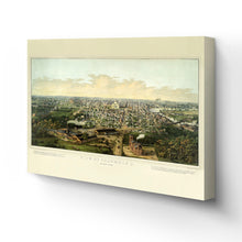 Load image into Gallery viewer, Digitally Restored and Enhanced 1867 Columbus Ohio Map Canvas - Canvas Wrap Vintage Columbus Map - Old Columbus Ohio Wall Art - History Map of Columbus Ohio Poster - Historic View of Columbus OH Map
