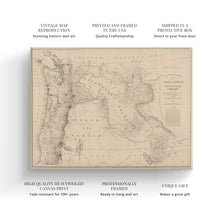 Load image into Gallery viewer, Digitally Restored and Enhanced 1859 Oregon and Washington Map Canvas Art - Canvas Wrap Vintage Oregon Poster - Old State of Oregon Wall Art - Historic Map of Oregon State &amp; Washington Territory

