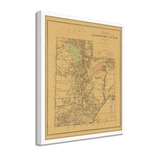 Load image into Gallery viewer, Digitally Restored and Enhanced 1879 Utah Map Poster - Framed Vintage Utah Wall Map - Old Map of Utah Poster - Restored Utah Wall Art - Historic Utah State Map - Territory of Utah Map
