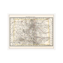 Cargar imagen en el visor de la galería, Digitally Restored and Enhanced 1879 Map of Colorado Poster - Framed Vintage Colorado Map Poster - History Map of Colorado Wall Art
