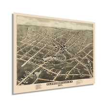 Load image into Gallery viewer, Digitally Restored and Enhanced 1875 Gloversville New York Map - Vintage Map of Gloversville NY Wall Art Poster - History Map of Gloversville New York
