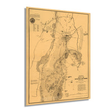 Load image into Gallery viewer, Digitally Restored and Enhanced 1863 Gettysburg Pennsylvania Map - Gettysburg Pennsylvania Vintage Map - Battle of Gettysburg Map - Gettysburg Civil War - Restored Gettysburg PA Battlefield Map

