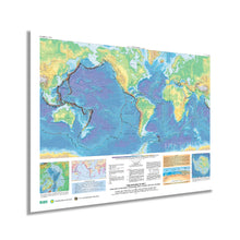 Load image into Gallery viewer, Digitally Restored and Enhanced 2006 World Map of Volcanoes Earthquakes Impact Craters &amp; Plate Tectonics - This Dynamic Planet World Geologic Map - Earthquake Map - Tectonic Plates World Map Poster
