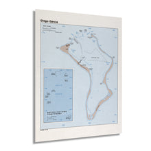 Load image into Gallery viewer, Digitally Restored and Enhanced 1980 Diego Garcia Map - Diego Garcia Wall Art - Restored Diego Garcia Poster - Diego Garcia Island British Indian Ocean Territory Map Print
