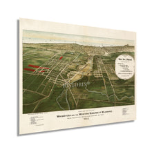 Cargar imagen en el visor de la galería, Digitally Restored and Enhanced 1892 Wauwatosa Wisconsin Map - History Map of Wauwatosa Wall Art - Old Wauwatosa City Milwaukee Map of Wisconsin Poster
