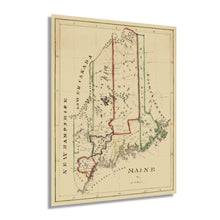 Load image into Gallery viewer, 1820 Maine State Map - Maine State Vintage Map - Wall Map Maine State Wall Art - Vintage Maine Map Poster - Old Map of Maine Wall Art - Maine Poster Map
