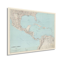 Load image into Gallery viewer, Digitally Restored and Enhanced 1961 Caribbean America Map - Vintage Caribbean Map Wall Art - Old Caribbean Map Poster - History Map of the Caribbean America Wall Art - Restored Caribbean Poster
