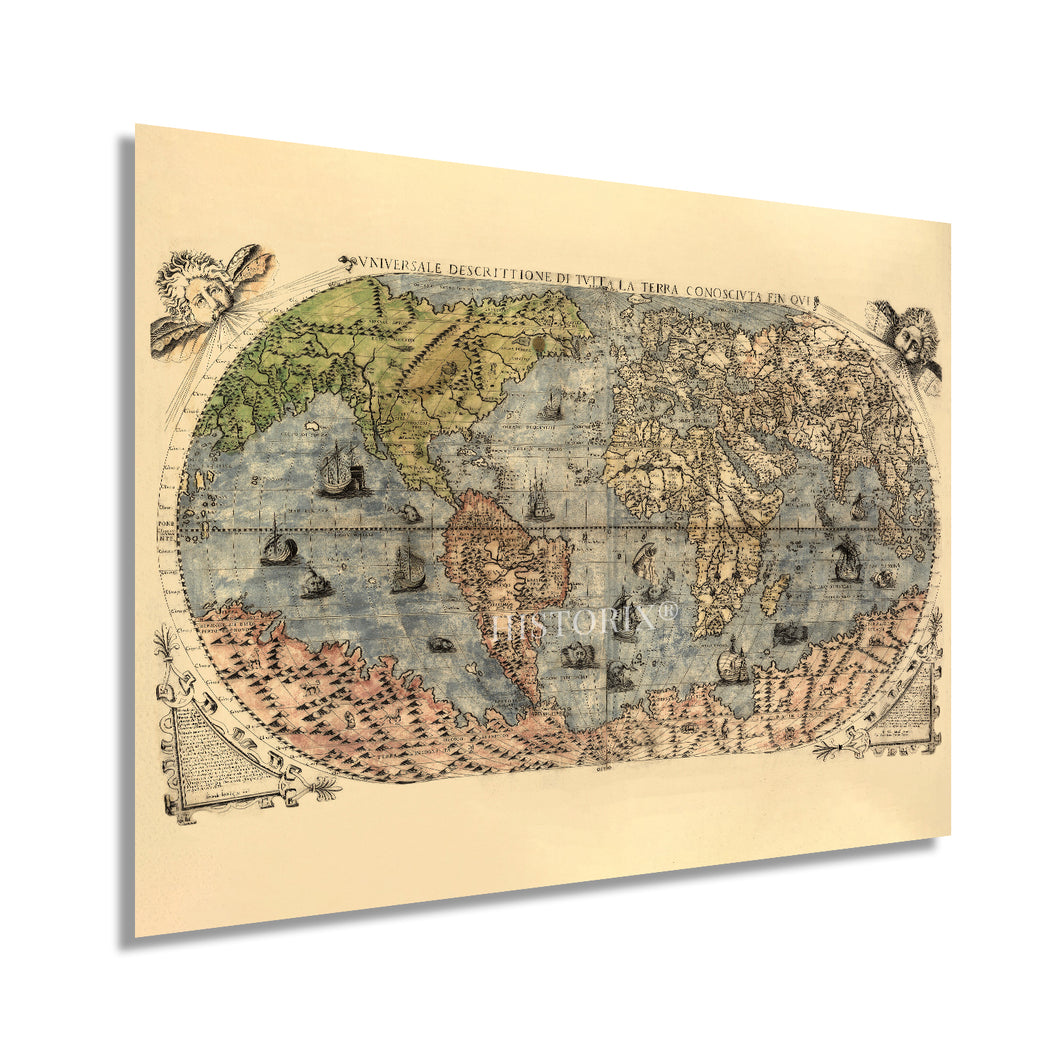 Vintage Old World Map | Scarf