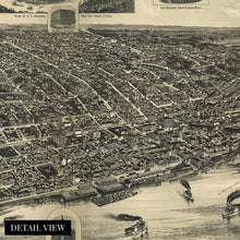 Load image into Gallery viewer, Digitally Restored and Enhanced 1888 Davenport Iowa Map - Davenport Wall Art - Davenport Scott County Iowa Map History - Old Davenport Map of Iowa Poster
