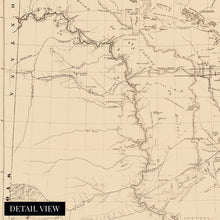 Load image into Gallery viewer, Digitally Restored and Enhanced 1872 Dakota Territory Map - Vintage Map of South Dakota - Old North Dakota Map Poster - Historic Dakota Territory Wall Art - Sectional History Map of Dakota Territory
