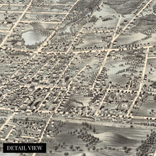 Load image into Gallery viewer, Digitally Restored and Enhanced 1878 Brockton Massachusetts Map - Old Map of Brockton Massachusetts Wall Art - Brockton Plymouth County MA Map
