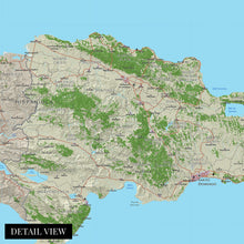 Load image into Gallery viewer, Digitally Restored and Enhanced 2010 Dominican Republic and Haiti Map - Map of Haiti Poster - Map of Dominican Republic - Haiti &amp; Dominican Republic Map Poster

