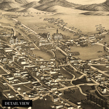 Cargar imagen en el visor de la galería, Digitally Restored and Enhanced 1882 Santa Fe New Mexico Map - Map of Santa Fe Wall Art - Santa Fe City New Mexico History Map Poster - Old Map of NM
