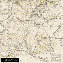 Load image into Gallery viewer, Digitally Restored and Enhanced 1919 Arizona New Mexico Map - Vintage Map of New Mexico and Arizona - Old Wall Map of New Mexico - Vintage Arizona Map Poster - Historic New Mexico Map Poster
