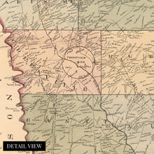 Load image into Gallery viewer, Digitally Restored and Enhanced 1882 Map of Greenville County South Carolina - Vintage Map of Greenville SC Wall Art - Shows Names of Landowners and Townships Greenville South Carolina
