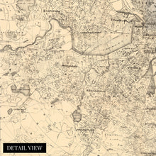 Load image into Gallery viewer, Digitally Restored and Enhanced 1907 Map of Boston Massachusetts - Boston City Wall Art - Old Boston Metropolitan Area Map of Massachusetts Poster
