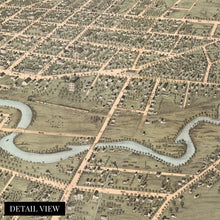 Cargar imagen en el visor de la galería, Digitally Restored and Enhanced 1871 Jamestown New York Map - Vintage Map of Jamestown NY Poster - Old Map of Jamestown City Chautauqua County NY Wall Art
